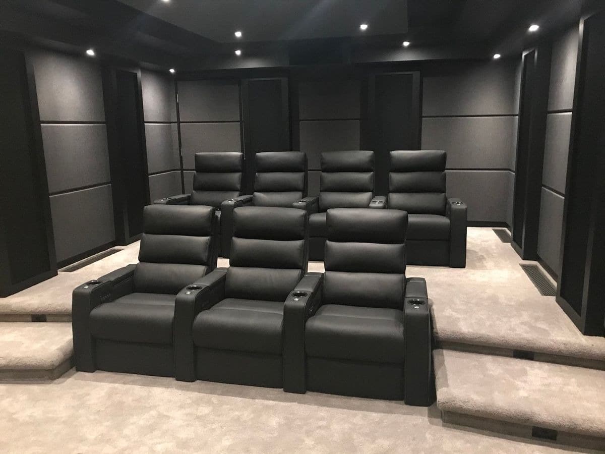 Acoustically Treated Audio Room